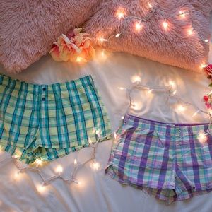 SET OF TWO PAJAMA SHORTS